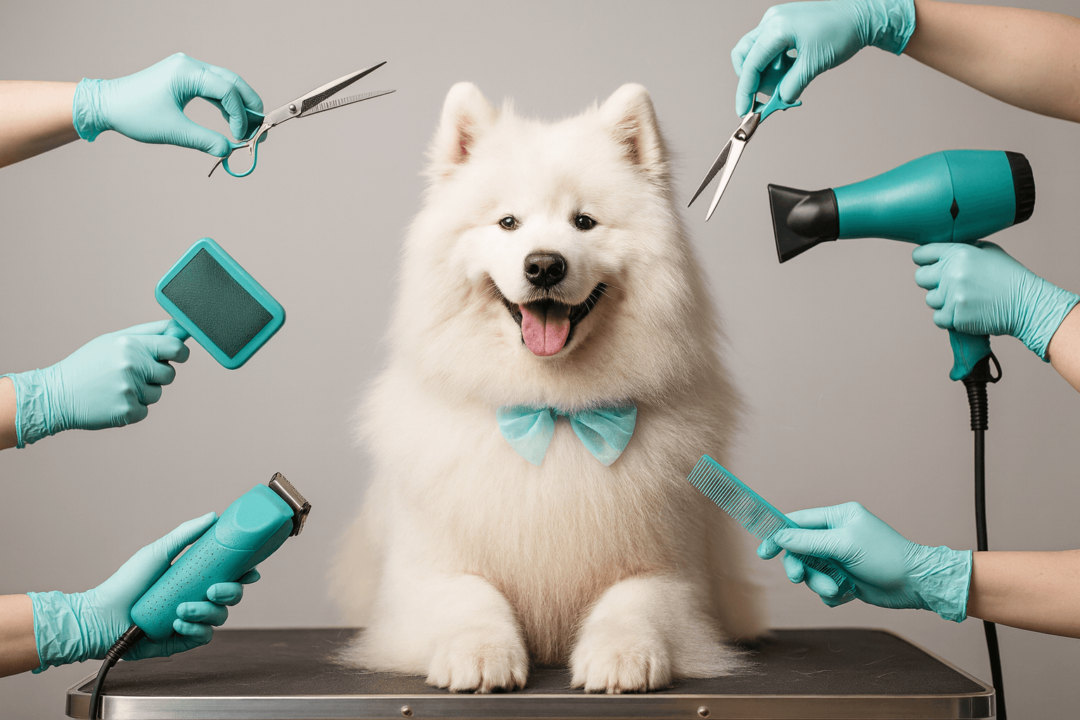 Groomed pet showcase